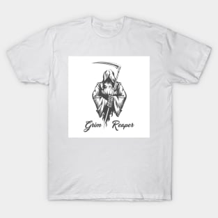 Grim Reaper Death with Scythe T-Shirt